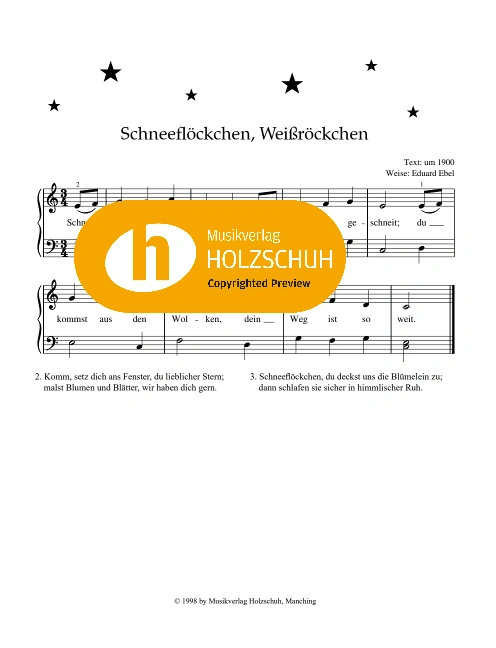 Schneeflöckchen, Weißröckchen